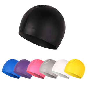 <span class=keywords><strong>Bonnet</strong></span> <span class=keywords><strong>de</strong></span> bain en silicone <span class=keywords><strong>pour</strong></span> adultes unisexe imprimé <span class=keywords><strong>de</strong></span> logo personnalisé <span class=keywords><strong>Bonnet</strong></span> <span class=keywords><strong>de</strong></span> bain antidérapant en silicone élastique <span class=keywords><strong>pour</strong></span> les cheveux longs et courts - Product Image 1