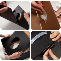 Boîtes cadeaux en papier pour chapeau Fedora à large bord personnalisé, chapeau Panama Fedora, boîte d'expédition en papier avec poignées