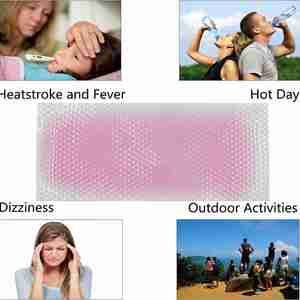 แผ่นเจลลดไข้ 40 แผ่น, แผ่นเจลเย็นสำหรับหน้าผาก บรรเทาอาการปวดหัว ปวดฟัน ง่วงนอน - Product Image 3