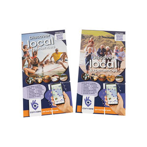 Promosi logo kustom brosur Batch kecil aktivitas Gym renang katalog tahan lama kilap mengikat A5 layanan rak keras - Product Image 1