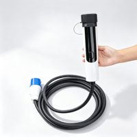 Chargeur EV portable intégré 3,5 kW 16A Type 2 pour véhicule électrique, niveau 2, contrôle intelligent par application, sans boîtier de commande externe, OEM