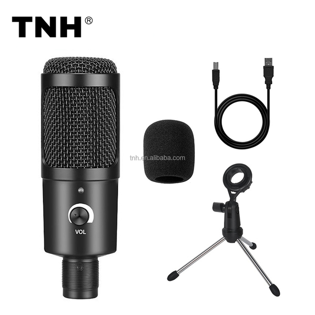 TNH BM11 Professional Condenser Desktop Microphone Recording Studio Equipment for Podcasting Live Streaming Recording