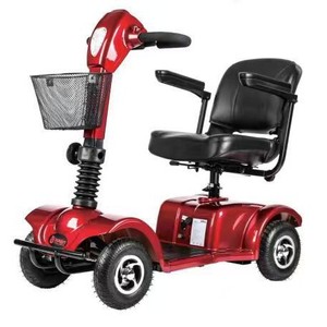 Fauteuil roulant électrique à quatre roues Jirui, capacité de charge de 75 kg, pliable, léger, véhicule de mobilité pour personnes handicapées et personnes âgées - Product Image 1