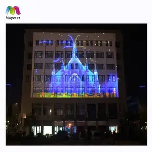 Gran edificio al aire libre 3D holograma proyector publicidad holograma 3D proyector máquina de vídeo sistema de proyección inmersiva