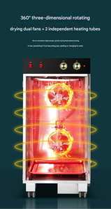 Deshidratador de Alimentos Comercial de Alta Calidad con Función de Ahumado, Temporizador y Control de Temperatura para Carne de Res, Tocino y Salchichas - Product Image 3