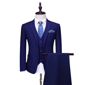 <span class=keywords><strong>Costume</strong></span> de Mariage Slim pour Homme, <span class=keywords><strong>Style</strong></span> <span class=keywords><strong>Italien</strong></span> Décontracté, 3 Pièces (Blazer, Pantalon, Gilet) à Boutonnage Simple, Tailles M-6XL - Product Image 2