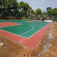 Lapisan Lapangan Basket Runsure High Rebound Stable untuk Lapangan Pickleball di Halaman Belakang, Harga Grosir Pabrik untuk Pasar Filipina