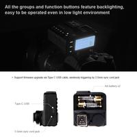 Déclencheur de flash sans fil TTL 2.4G Godox X2T C/N/S/F/O/P pour Canon, Nikon, Sony, Fuji, Olympus, accessoires de photographie