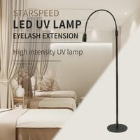 Lampe UV à pédale pour séchage rapide des extensions de cils, du nail art, de la colle à tatouer et pour usage en salon de beauté