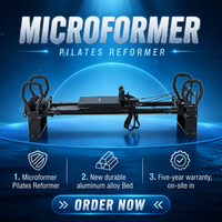 ROARFIT Microformer pour Micro Pro Pilates Reformer - Alliage d'aluminium durable, portable et réglable pour utilisation à domicile ou en salle de sport Mega