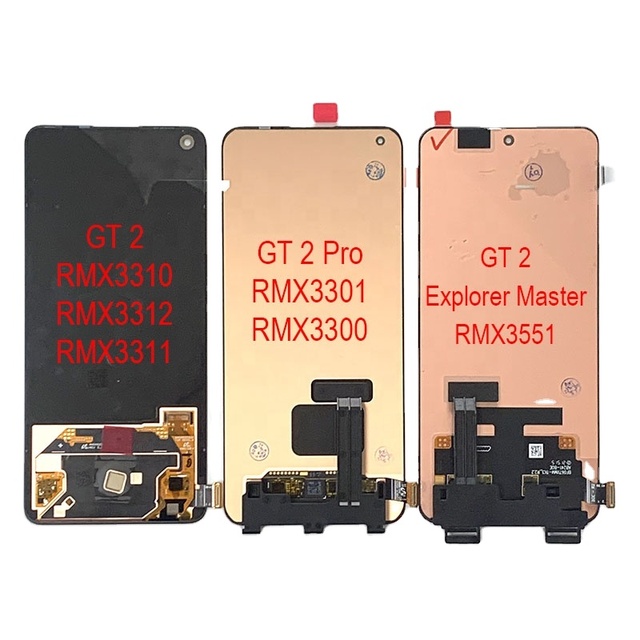 Mobile Phone Lcds for Realme GT Neo 2/ GT 2/ GT 2 Pro Display Touch Screen Panel Replacement