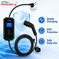 Nouveau chargeur EV portable 3,5 kW Type 2 16A 230V AC Protection IP67 Prise personnalisée Européenne Maison Garage Sûr Garantie 2 ans
