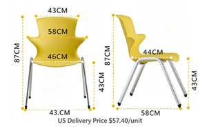 Modern White Metal <b>Chair</b> <b>with</b> Birch Wood Legs Minimalist Design Outdoor Furniture Durable Garden Seating Foldable 2-Seater - Product Image 6