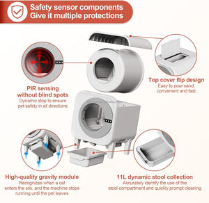Gadgets para Mascotas 2026, Caja de Arena Automática con Rendimiento de Sellado Mejorado, Control por Aplicación, Bandeja de Arena Inteligente y Segura para Gatos Múltiples - Product Image 5