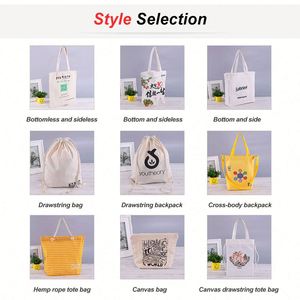 OEM/ODM Factory Personalized Customization Wholesale Canvas <b>Bag</b> for Women Tote <b>Bags</b> with logo Reusable Grocery <b>Bags</b> - Product Image 4