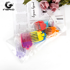 10 pcs thiết lập cửa hàng cắt tóc nguồn cung cấp nhựa tóc tông đơ hướng dẫn lược tóc Clipper thay thế giới hạn lược - Product Image 5