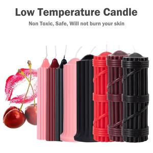 Velas de Masaje de Baja Temperatura con Diseño de Columnas Griegas - Product Image 1