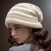 Nuevos sombreros de punto de piel de alta calidad OEM fábrica logotipo personalizado Unisex invierno gorros cálidos sombreros al por mayor