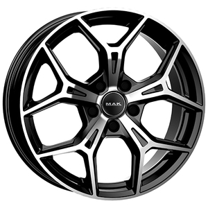 LLANTAS DE ALEACIÓN MAK F8080PIBM40WS3X EPICA ESPEJO NEGRO 8J18 et40 5X112 cb66,45 - Product Image 1