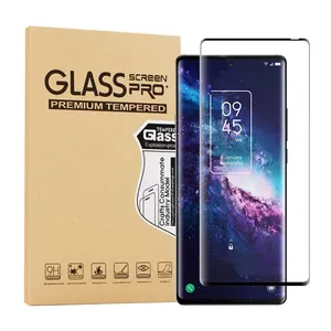 High Quality Anti Scratch 3D Curved Full Coverage Tempered Glass Screen Protector Film for TCL 20 Pro 5G 20SE 10 Plus