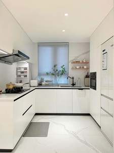 Gabinete de cocina moderno, muebles, armarios funcionales que ofrecen un diseño claro, estructura duradera para el hogar, gabinete de cocina - Product Image 3