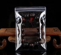 Multi-Size Transparent PVC Ziplock Pouch Bags Clear Jewelry Cosmetic Packaging for Earrings Necklaces Glasses Secure Use