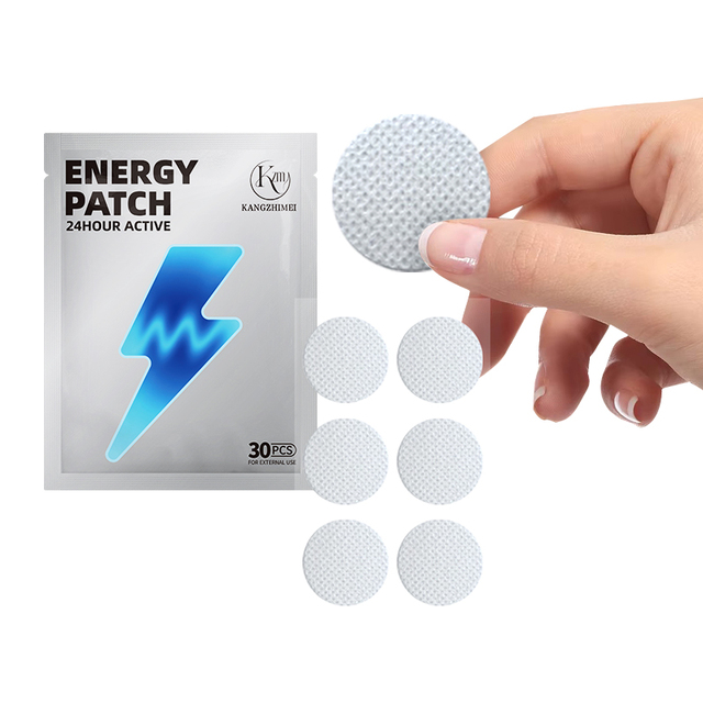 Custom Logo Extra Strength Energy Enhancer Patches Natural Vitamin B12 Patch Boost Energy Patches for Adults