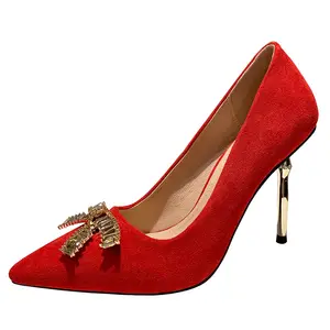 sh10029a Elegant women dress shoes pointed toe fashion women high heel shoes 2023
