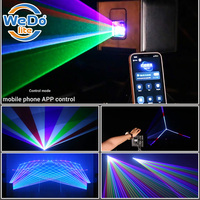 Laser Cube Projecteur 3W Rgb Animation Laser Light Show Projecteur Pro Sans Fil APP 3D Rgb Animé Laser Projecteur Lumière