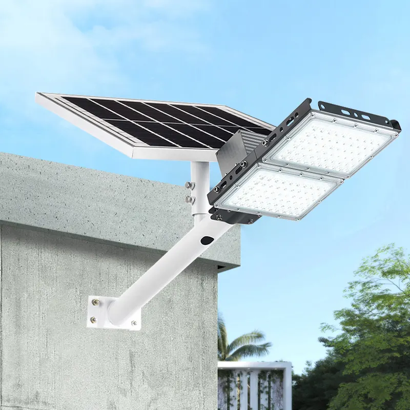 نوع جديد من مصابيح الطاقة الشمسية P66 للأمن الشمسي Led خارجي ضوء الشارع ، مصباح الشارع الشمسي الخارجي