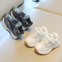 Chaussures de sport pour enfants en gros d'usine, à scratchs, légères, antidérapantes, semelle en caoutchouc, chaussures de course pour tout-petits, chaussures décontractées, OEM