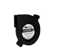 Ventilateur électrique Crown 50x15 12V DC FMB/2 à roulement à billes, modèle basse pression BGE06025_12X