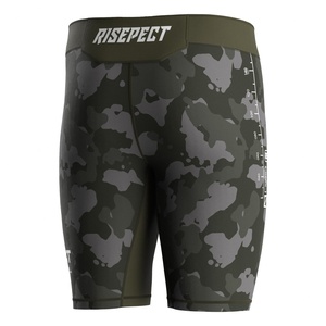 Pantalones Cortos de Vale Tudo Profesionales para Hombre, Costuras Reforzadas, Cintura Elástica, Diseñados para Kickboxing y BJJ MMA - Product Image 3