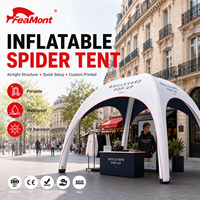 Tente d'exposition gonflable personnalisée FEAMONT pour les promotions en plein air et les roadshows commerciaux aux États-Unis et au Mexique