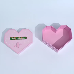 Boîte de papier cadeau de luxe biodégradable recyclable boîte cadeau et en forme de coeur pour la Saint-Valentin en gros - Product Image 2