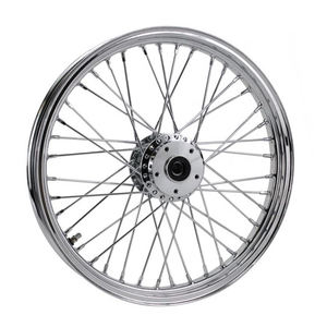 <span class=keywords><strong>Jantes</strong></span> de moto personnalisées 16 18 19 20 21 23 pouces rayons chromés 21x3.5 40 rayons roues de moto pour Harley - Product Image 1