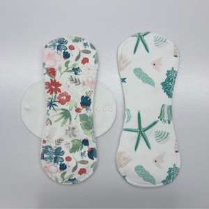 Çevre dostu kaymaz yıkanabilir su geçirmez kadın ped kullanımlık kadınsı organik bez sıhhi ped - Product Image 2