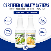 Witte Pomelo Jasmijn Sap Thee Concentraat Vloeibaar Echt Fruit Premium Thee Mengsel voor Bubble Tea Shops Cafés Restaurants OEM