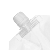 Pochette à bec debout transparente en plastique recyclable pour l'emballage de boissons Sac de type PE Stockage écologique