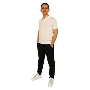 Pantalon pour homme Hyps Lucca 13 Noir Coupe classique Vêtement décontracté - Product Image 4