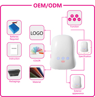 Elektrischer Becosy Neueste Technologie Smart Mini Vibrator Tragbarer Shiatsu Handflächen-Massagegerät mit Wärme-Kompressions-Luftmassage