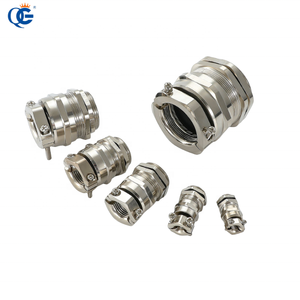 Prensaestopas industrial de latón niquelado con rosca G, impermeable IP68, <span class=keywords><strong>doble</strong></span> bloqueo, diseño antidesprendimiento y antidesenganche - Product Image 3