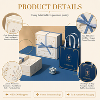 Boîtes cadeaux haut de gamme en matériaux recyclés avec revêtement UV, emballage en boîte couleur, ruban satiné, dorure à chaud, ensemble de boîtes cadeaux en forme de livre, boîte cadeau pour bijoux
