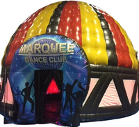 Planétarium gonflable personnalisé tente publicitaire gonflable DJ Disco dôme maison rebondissante château plein d'entrain pour fête et événement