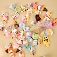 Breloques en résine Kawaii en forme de fruits en gros, accessoires de décoration DIY pour colle crème, embellissements pour scrapbooking, fournitures d'artisanat