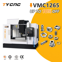 Machine de fraisage CNC verticale VMC1265, fabrication chinoise, broche BT40, table de travail 1300x650mm, machine VMC