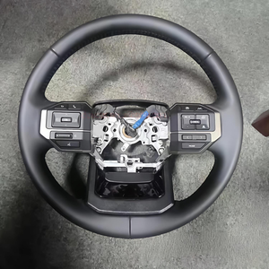 Volant sport en fibre de carbone à fond plat pour Toyota Hilux Revo <span class=keywords><strong>Crossover</strong></span> Runner Overlord Alphard - Modification - Product Image 4