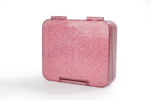 Boîte à lunch <span class=keywords><strong>Bento</strong></span> en plastique étanche avec logo personnalisé et 4 compartiments Boîte à lunch pour enfants en Tritan pailleté pour micro-ondes <span class=keywords><strong>sans</strong></span> <span class=keywords><strong>BPA</strong></span> - Product Image 4