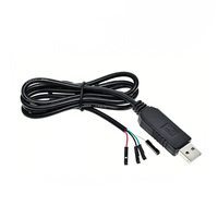 Cable USB RS232 PL2303 de 3m con Conector de Cobre Puro Sin Blindaje para Teléfono Móvil, Computadora, Lector de Tarjetas POS, BMS, Telecomunicaciones