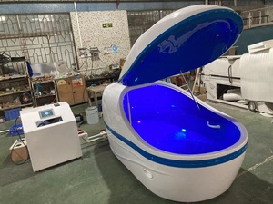 Tall People Floating Salt Water <strong>Sensory</strong> <strong>Deprivation</strong> Therapy Warm Water Sauna Spa Steam Bath Hydro Shower Aqua Massage <strong>tank</strong> - Product Image 4